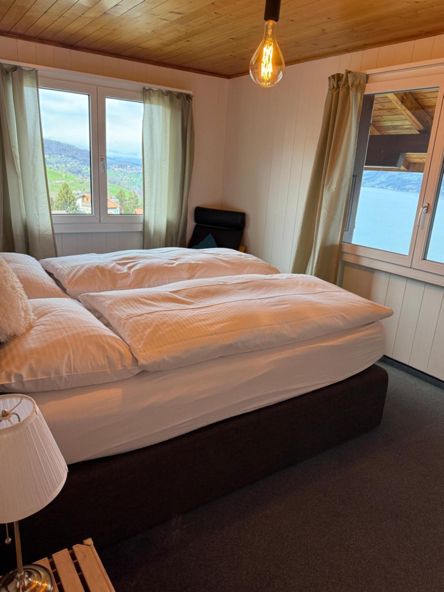 Eva'S Seeblick Krattigen Zimmer foto