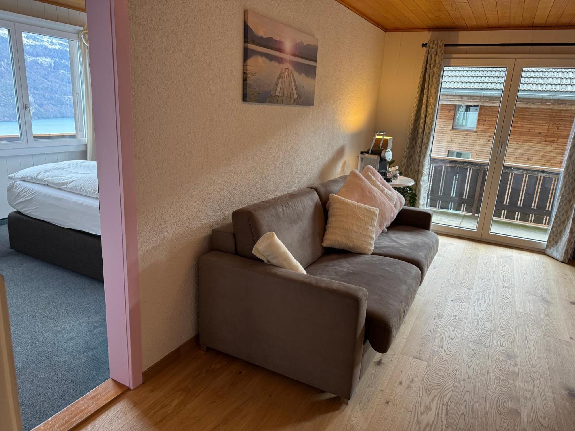 Eva'S Seeblick Krattigen Zimmer foto